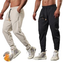 Men's Pants Winter Men Cargo Casual Trousers Man Joggers Thermal Male Sport Sweatpants Gym Jogging Clothing 3XL