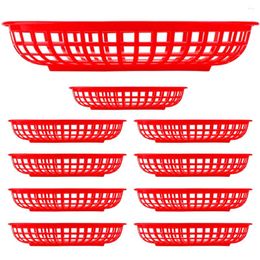 Plates Chips Snack Basket Catering Container Plastic Holder Bread Tray For Fruit Sundries