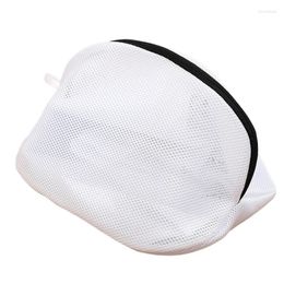 Laundry Bags 2Pcs Mesh Bag For Trainers/Shoes Boot With Zips Washing Machines Travel Clothes Organiser