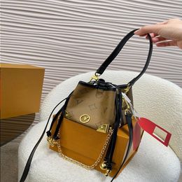 Top Luxury Handbag Designer Kofuku Bag Nano Mini Bucket Bag Women's Handbag Crossbody Bag Shoulder Bag Chain Bag Purse Gold Metal Cupm