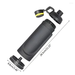 Storage Bottles Safe Water Bottle Can Bottom For Valuables Liquid Capacity Compartment Leakproof Sports