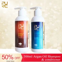 Sets PURC Argan Oil For Hair Treatment Shampoo and Conditioner Set Frizzy Damage Hair Repair Nourishing Smooth Care Moisturising Kits