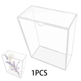 Frames DIY Memory Acrylic Shadow Box Frame Crafts 8.58x6.69x3.31inch Large Display Case Deep For Po Flowers Medals