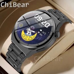 Watches New NFC Smart Watch 2022 Wireless Charging Smartwatch Bluetooth Calls Watches Men Women Fitness Bracelet Custom Watch Face+BOX