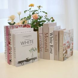 3Pcs Fake Books Ornament Decorative Book For Home Bookshelf Decor Living Room Coffee Table Multiple Size 240320