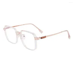 Sunglasses Transparent Full-frame Glasses Blue Light Blocking With Frame View For Unisex Eye Protection Spectacles
