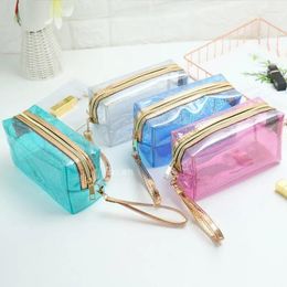 Storage Bags Waterproof Handbags Women Swimming Bag Transparent PVC Plastic Pool Beach Makeup Organiser Toiletry