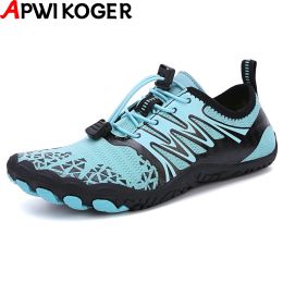 Shoes Beach Water Aqua Shoes for Women Men Barefoot Shoes Sneaks Breathable Rubber Surfing Swimming Running Sports Shoes Quick Dry