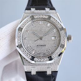 15510OR Montre DE luxe mens watches 41X11mm 3120 automatic mechanical movement steel Relojes babysbreath diamond watch Wristwatches 002