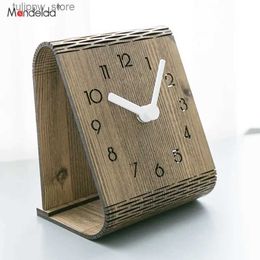 Desk Table Clocks 3 Inch Home Living Room Table Clocks Digital Dest Clocks for Home Decor Needle Watch Mute Clocks for Kids Room Gifts L240323