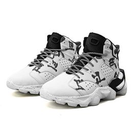 HBP Non-Brand Drop Shipping Durable Fashion High-top Sneakers Good Quality Non-slip New Arrival Mens Basketball Shoes