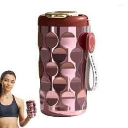 Water Bottles Insulated Cup With Lid 410ml For Coffee Stainless Steel Inner Drinking Tool Home Travel Camping Car Party