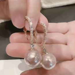 High End East Gate Earrings with Large Pearl Personalised and Trendy Simple Popular Online New {category}