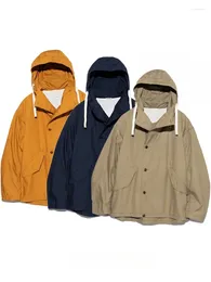 Men's Jackets Japanese Cityboy Outdoor Functional Waterproof Military Style Hooded Coat Charge Men Jacket Streetwear