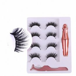 magnetic Eyeles 3D Magnetic Les Eyel Extensi Natural False Eyeles Magnet Les Handmade Lg Lasting Makeup Tools B28x#