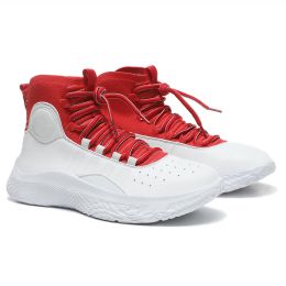 Shoes Sports Fitness Laceup Shoes Fashion Color Matching High Top Basketball Shoes Running Shoes 2023 Men's Basketball Sneakers