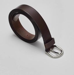 2024 Men Women Designer Belt Leather Belts 2.5 cm Width Designer Dotted Line Pattern Classic Smooth Buckle 2 Models Optional