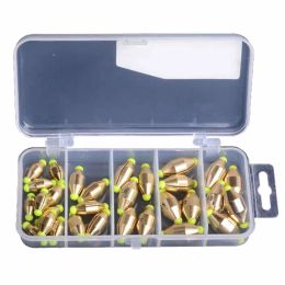 Tools 15/20Pcs Copper Raft Fishing Sinkers Fast Enter Water 0.53.0# Weight Japan Rock Sea Fishing Lure Accessories Quick Replacement