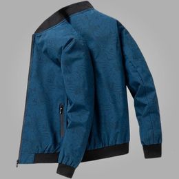 Autumn Baseball Jacket for Men Printed Windbreaker Streetwear Fashion Slim Fit Spring Bomber Jacket Mens College Coat 240309