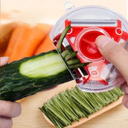 Magic Set Slicer Stainless Steel Peeler Shredder Julienne Cutter Multi Peel Blade Zesters Grater Kitchen Tool clephan