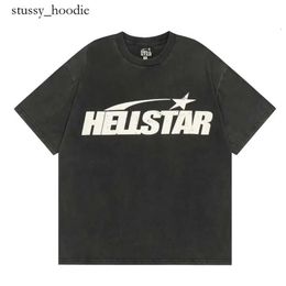 Mens Designer T Shirt Hellstar Shirt Graphic Tee Hip Hop Summer Fashion Tees Womens Designers Tops Cotton Tshirts Polos Short Sleeve High Quality 9821