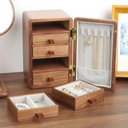 Jewellery Box Secure Storage for Necklaces Rings 5 Drawers Jewellery Storage Box Display Holder for Women Birthday 240315