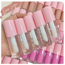 specify Big Wand Tube Private Label MOQ 30 pieces Custom Logo Wholesale Makeup Lip Glaze Lip Gloss Vegan Cruelty Free 71Qs#