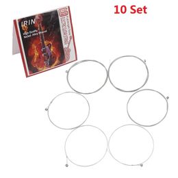 10 Set IRIN E102 6 Stücke E-gitarre Saite Nickel Alloy Wound E-gitarre Ersatzteile Zubehör Saite