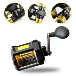 Reels 1pc Sea Fishing Reel TR12000 Big Trolling Drum Fishing Reels 3.4:1 Gear Speed Ratio Drum Boat Fishing Tyre Wheel Equipment