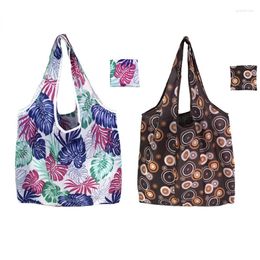 Shopping Bags Fashion Foldable Bag Tote Travel Eco Reusable Portable Shoulder Grocery Storage Handbag