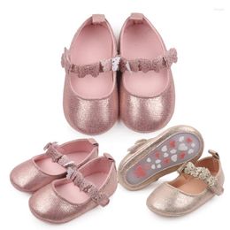 First Walkers Fashion Born Baby Items Girls Crib Shoes Toddler Trainer Casual Bling Butterfly Loafers Infant Dolls For Training Gifts