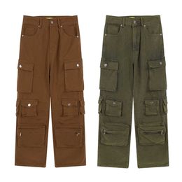 Custom Wholesale Men Street Wear Cargo Jogger Pants Baggy Trousers Chino Utility for Women