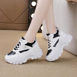 Casual Shoes Women's Sports Sneakers Fashion Comfortable Round Head Women Running Thick Sole Large 42