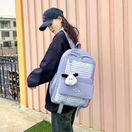 Backpack Female Fashion High Capacity Waterproof College Trendy Women Laptop School Bags Cute Girl Travel Book Bag