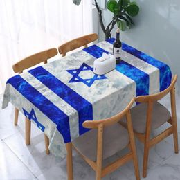 Table Cloth Rectangular Tablecloth Fit 40"-44" Elastic Edge Ocean Waves Cover