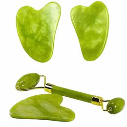 massager Facial Gua Meridian Muscle Relaxati Skin Lifting Face Thin Gouache Scraper Natural Jade Gua sha Scraper Board Face w0Q2#