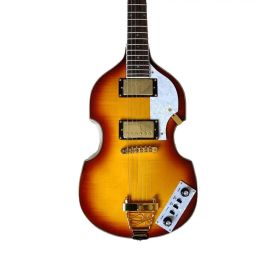 Guitar Upgrade 6 String Violin Guitar Flame Maple Top Hand Made Professional Guitar