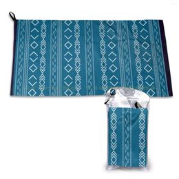 Towel Berber Pattern Design Amazigh Motifs Quick Dry Gym Sports Bath Portable Goldrake Mecha Actarus Venusia