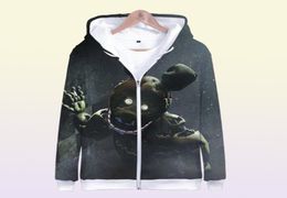 3 To 14 Years Kids Hoodies Five Nights At Freddys FNaF 3d Hoodie Sweatshirt Boys Girls Outerwear Jacket Coat Clothing74345188836