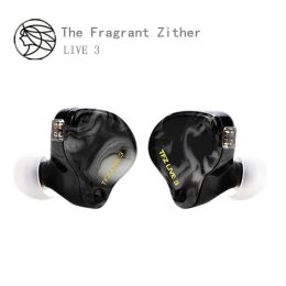 Earphones TFZ LIVE 3 In Ear Earphone Dual Magnetic Circuit Graphene Dynamic Driver Hifi Bass Monitor Sport Headsets 2Pin Detachable Cable