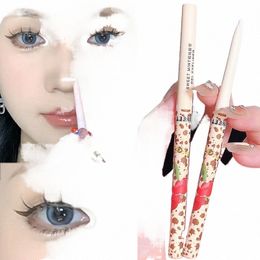 white Eyeliner Gel Highlighter Pencil Makeup Natural Pearlescent Brightening Eyes Corners Matte White High Gloss Eyeshadow Pen 284v#