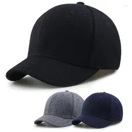 Ball Caps Trendy Men's And Women's Short-brimmed Hat Baseball Cap Winter Wild Warm Equestrian