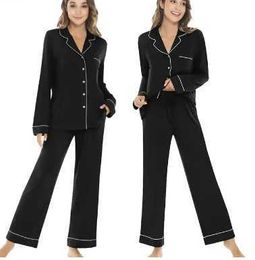 Custom Modal Pyjamas for Women Set Cotton Winter Loungewear Sets Two Pieces Bamboo Sleepwear Woman Pj