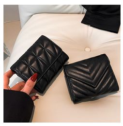 designer wallets card holder classic short wallet for women women Leather wallets luxury Credit Card Holder purse bags Hardware women coin purses