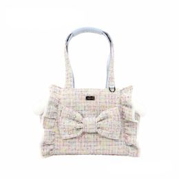 Designer Tote Bag Large Women Handbags Wallet Purse Fashion Manual Art Polyester Shoulder Crossbody Bag Luxury Breathable Portable Pet Carrier Wholesale