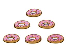 10 pcs Donuts patches badges for clothing iron embroidered patch applique iron sew on Diy patches sewing accessories for clothes7151168