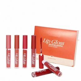 new 6pcs Matte Veet Moisturizer Makeup Lipgloss Set Cosmetic Lip Glaze Multiccolor Make Up Kit,Nutritious Easy To Wear Lipbalm 98lv#