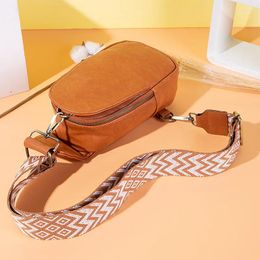 Waist Bags Fashion Wide Shoulder Straps Women Bag Retro PU Fanny Pack Packs Mobile Phone Cross Body