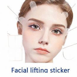 18pcs Invisible Thin Face Stickers V-Shape Fast Lifting Facial Lift Up Neck Eye Double Chin Wrinkle Makeup Tape 33zO#