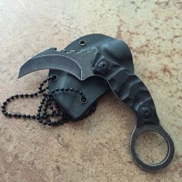 MT Halle Mini Claw Karambit Knife 440C Blade Tactical Pocket Fixed Blade Knife Hunting Fishing EDC Survival Tool Knives Z-2418